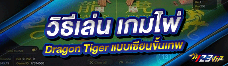 วิธีเล่น เกมไพ่ Dragon Tiger แบบเซียนขั้นเทพ