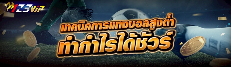 เทคนิคการแทงบอลสูงต่ำ ทำกำไรได้ชัวร์ 